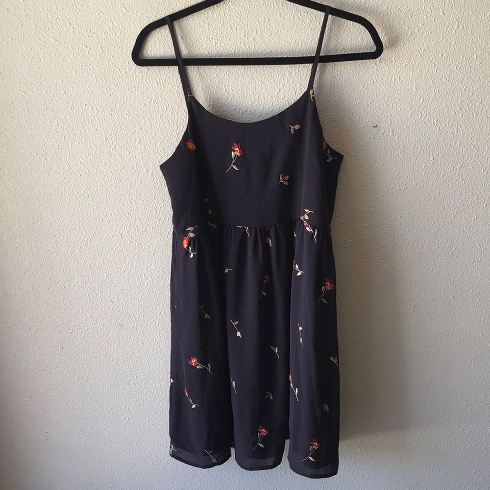 Madewell Embroidered babydoll cami dress Small